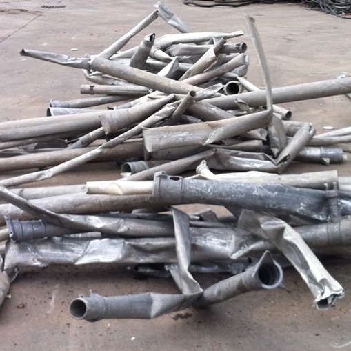 Non ferrous scrap material to process Al pipes